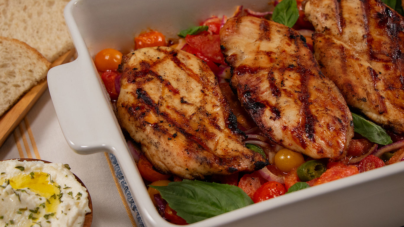ザ・ダルマ・バムズ Fast and Fresh Tomato Basil Chicken – Midamar Halal
