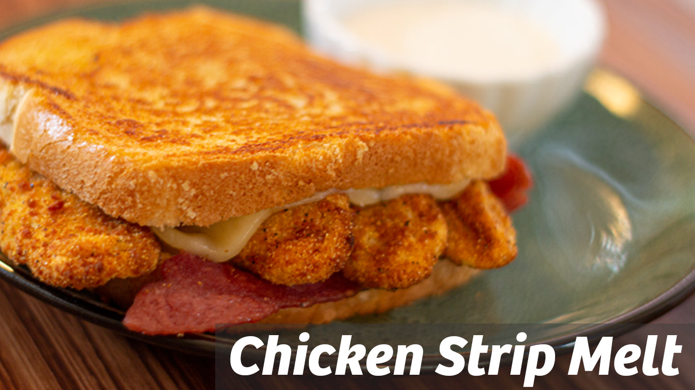 Cooking with Cass: Chicken Strip Melt – Midamar Halal