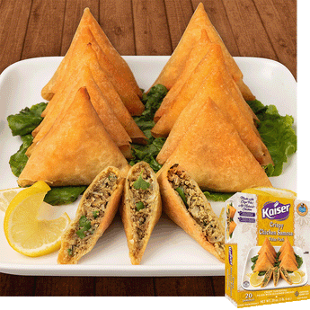 Kaiser Crispy Chicken Samosas