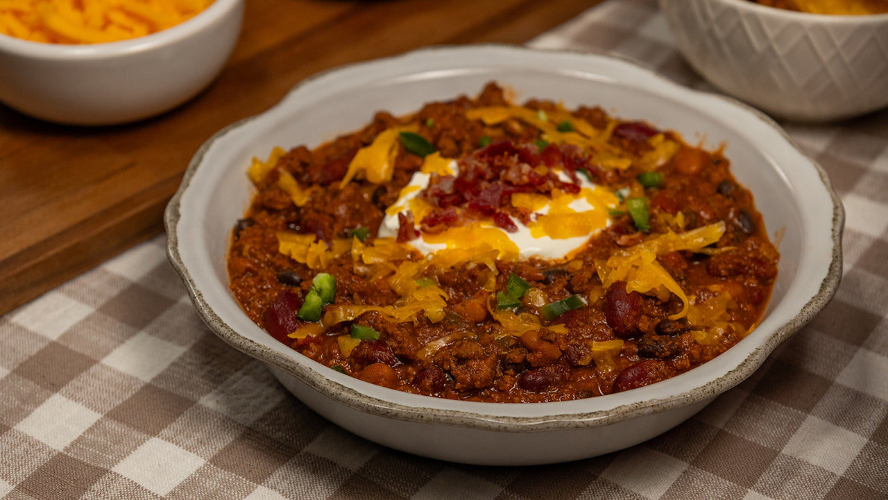 halal ground beef chilli budget family dinner under $12 feeds 4 one pot