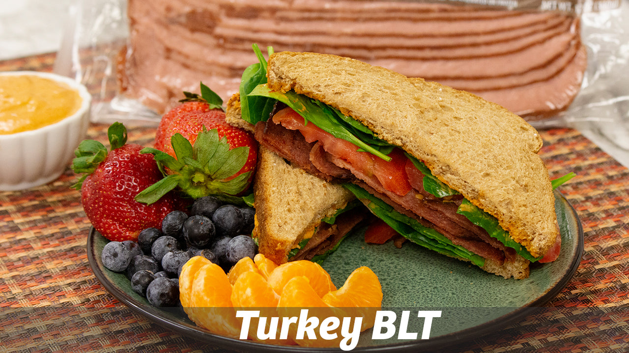 Halal turkey BLT pinwheel wraps for mess-free picnic grab-and-go sandwich alternative